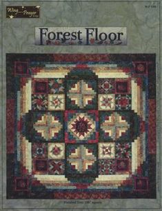 Forest Floor Crossroads Quilt Pattern, Crossroads Quilt, Prayer Quilt, Prayer Design, Forest Quilt, Floor Pattern, Japanese Patchwork, Pieced Quilts, Keepsake Quilting