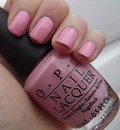 OPI - Pink Friday Opi Pink On Canvas, Pink On Canvas Opi, Opi Pink Nail Polish Shades, Opi Super Cute In Pink, Opi Pretty Pink Perseveres, Pink Friday