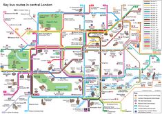 the london underground map is shown in full color