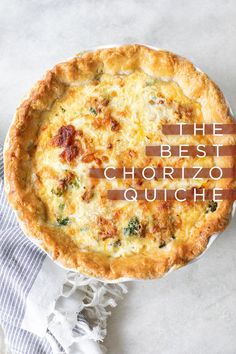 the best chorizzo quiche recipe