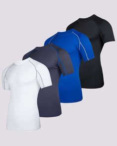 Set 5 Compression Shirts, Compression T Shirt, Muscle Fatigue, Boys Bottoms, Improve Circulation, Compression Shirt, Athletic Top, Athletic Performance, Intense Workout