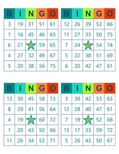 Bingo Cards, 1000 cards, 4 per page, immediate pdf download S2 Bingo Quotes, Alphabet Bingo, Blank Bingo Cards