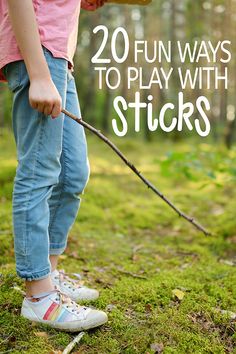 Nature Games For Kids, Eyfs Crafts, Stick Activities, Forest Activities, Grandkid Crafts, Outdoor Nature Activities, Nature Classroom, Camping Craft, Nature Club