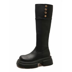 SPECIFICATIONSBrand Name: AmozaeBoot Type: Modern BootsShaft Material: PUOutsole Material: RUBBERUpper Material: PUHign-concerned Chemical: NoneOrigin: Mainland ChinaCN: ZhejiangSeason: WinterInsole Material: FabricHeel Type: Square heelLining Material: microfiberBoot Height: Knee-HighItem Type: BOOTSFashion Element: PlatformDepartment Name: ADULTToe Shape: round toeHeel Height: High (5cm-8cm)With Platforms: YesPlatform Height: 0-3cmStyle: British Styleis_handmade: YesPattern Type: SolidFit: Fit Fall Platform Knee-high Boots With Round Toe, Khaki Round Toe Winter Boots, Khaki Martin Boots With Round Toe For Fall, Winter Platform Knee-high Boots With Round Toe, Platform Knee-high Boots With Round Toe, Knee-high Boots With Platform And Round Toe, Platform Knee-high Boots With Round Toe And Medium Width, Knee-high Boots With Platform, Round Toe, And Medium Width, Khaki Round Toe Boots For Fall