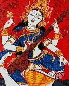 Pattachitra Paintings Odisha, Patachitra Paintings, Kathakali Face, Saraswati Painting, Holiday Homework, Kerala Mural Painting, Doodle Ideas, Three Women