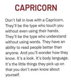 the caption for capricorn is shown in red