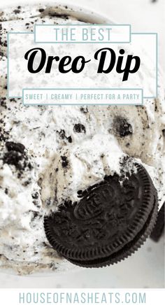 the best oreo dip recipe ever