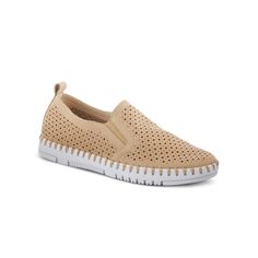 Add these Patrizia Surfie women's slip-on shoes to your summer wardrobe. Click this FOOTWEAR GUIDE to find the perfect fit and more! Add these Patrizia Surfie women's slip-on shoes to your summer wardrobe. Click this FOOTWEAR GUIDE to find the perfect fit and more! FEATURES Perforated design Lightweight and flexible Slip-on for easy on and offDETAILS Micro suede upper and lining Rubber outsole Round toe Slip-on 1-in. heel 0.75-in. platform Spot clean Imported Size: 40. Gender: female. Age Group: Summer Woven Sole Slip-on Sneakers, Summer Slip-on Sneakers With Cushioned Footbed, Summer Slip-on Flats With Perforations, Casual Beach Slip-on Loafers, Comfortable Slip-on Sneakers For Summer, Casual Slip-on Loafers For Beach, Beige Low-top Summer Loafers, Summer Slip-on Sneakers Closed Toe, Spring Slip-on Sneakers With Cushioned Footbed