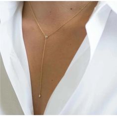 Material: 14k Gold Plated Length: 17” With 2” Extender Hypoallergenic Lead & Nickle Free Tarnish Free Diamond Lariat Necklace, Gold Lariat Necklace, Dainty Gold Necklace, Bezel Set Diamond, Bezel Diamond, Lariat Necklace, Simple Necklace, Drop Necklace, Necklace Sizes