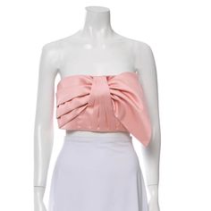 Amur Strapless Crop Top Size: S Strapless Crop Top, Crop Top, Womens Tops, Crop Tops, Pink, Women Shopping, Color