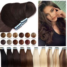 ad eBay - 60pcs Seamless Tape In Remy Human Hair Extensions Skin Weft THICK FULL HEAD LONG - Buy Now, click the link (eBay) Long Hair Extensions, Remy Human Hair Extensions, Wigs Hair Extensions, To The End, Remy Human Hair, Human Hair Extensions, Clean Water, Beauty Health, Hair Extensions