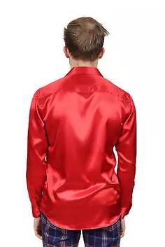 BARABAS Mens Luxury Metallic Long Sleeve Button Down Shiny shirts B312 | eBay Classic Slim Fit Tops For Parties, Satin Party Shirt With Button Closure, Party Satin Shirt With Button Closure, Fitted Solid Satin Shirt, Fitted Satin Shirt For Party, Fitted Satin Party Shirt, Red Button Closure Shirt For Party, Red Party Shirt With Button Closure, Red Button Closure Party Shirt