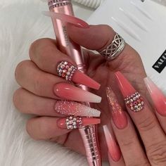 Instagram Code, Glam Nails, Luxury Nails, Bling Nails, Fancy Nails