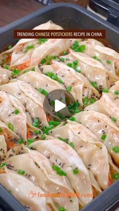 Wayne Shen on Instagram: "Trending Chinese potstickers recipe in China. Do you want to try? #recipe #cooking #chinesefood #potstickers #dumplings" Chinese Potstickers, Chinese Dumplings Recipe, Thai Dumplings, Dumplings Recipe Chinese, Fluffy Dumplings, Potstickers Recipe, Great Dinner Recipes, Chinese Dumplings, Dumplings Recipe