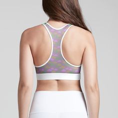 The Racerback Sports Bra gives you the kind of support you know you can count on—day and night. This incredibly fitting bra features a breathable poly/spandex fabric, racerback detail and a comfortable elastic band. 73/27 polyester/spandex with microfiber front lining Standard fit Available in sizes XS - XL Model is 5ft 9in, 125 lbs and is wearing size Small Fitted Racerback Activewear With Built-in Padding, Sporty Fitted T-back Sports Bra, Racerback Activewear With Built-in Padding For Light Sports, Breathable Fitted Sports Bra For Sports, Fitted Green Nylon Activewear, Green Fitted Nylon Activewear, Green Sports Bra With Built-in Padding For Gym, Green Racerback Sports Bra For Light Sports, Green Sports Bra With Built-in Padding For Training