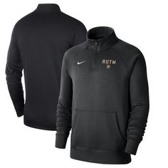 Gear up for game days with this 2023 Rivalry Collection Club Fleece Quarter-Zip Pullover Jacket from Nike. This midweight jacket will help keep you warm in moderate conditions. With a comfortable polyester material, this will be your go-to Army Black Knights piece for this season. Officially licensed Front pouch pocket Sublimated graphics Long sleeve Material: 100% Polyester Imported Machine wash, tumble dry low Midweight jacket suitable for moderate temperatures 1/4-Zip Mock neck Brand: Nike Ra Game Day Long Sleeve Winter Track Jacket, Long Sleeve Track Jacket For Game Day In Winter, Winter Long Sleeve Track Jacket For Game Day, Collegiate Black Track Jacket For Fall, Black Collegiate Track Jacket For Fall, Nike Fall Outerwear For Sports Events, Nike Outerwear For Sports Events In Fall, Sports Season Fan Gear Track Jacket, Black Fleece Tops For Team Spirit