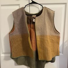 Brand New With Tags. One Size Fits All. Pilcro Brand Through Anthropology Leather Biker Vest, Sleeveless Sweater Vest, Pleated Jacket, Plaid Vest, Packable Jacket, Black Puffer, Denim Jean Jacket, Fitted Skirt, Sleeveless Sweater