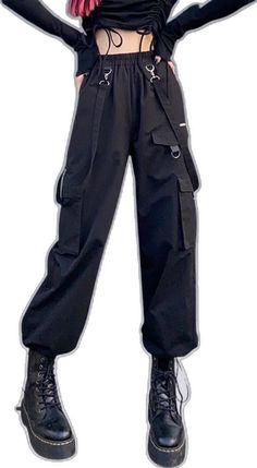 Pant Design, Pockets Pants, Pants Design, Cargo Pant, Cargo Pants Women, Pocket Pants, Color Scheme, All Black, Cargo Pants