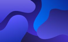 an abstract blue and purple background with wavy shapes