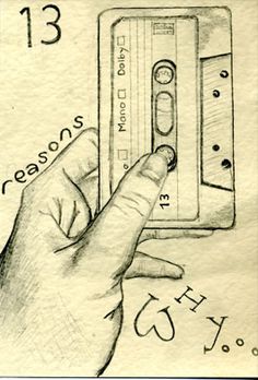 a drawing of a hand holding an electronic device with the numbers 13 and thirteen on it