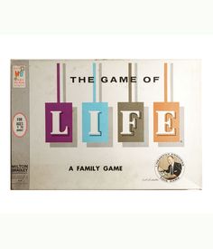 the game of life board game is in its original box, and it's not complete