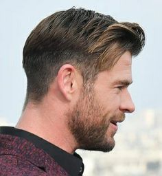 Chris Hemsworth Haircut, Chris Hemsworth Hair, Fine Hair Men, Crew Cut Haircut, Beckham Hair, Mens Haircuts Short Hair