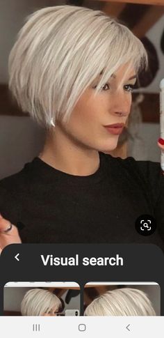 Grey Haircuts, Ash Blonde Short Hair, Amazing Hair Color, Hairstyle Short Hair, Hair Stules, Kids Bob, Ugly Hair, Easy Trendy Hairstyles, Haircut Design