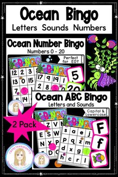 an ocean themed alphabet and numbers game