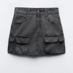 New With Tag Zara Mini Skort With Pockets, Zara Skort With Pockets, Trendy Zara Mini Skirt With Pockets, Zara Mini Skirt With Pockets For Fall, Zara Casual Skirt With Pockets, Zara Casual Mini Skirt With Pockets, Zara Mini Skirt With Pockets For Spring, Zara Mini Skirt With Pockets, Zara Leather Skirt