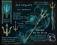 an image of sea vangaard and other items in the water with text below