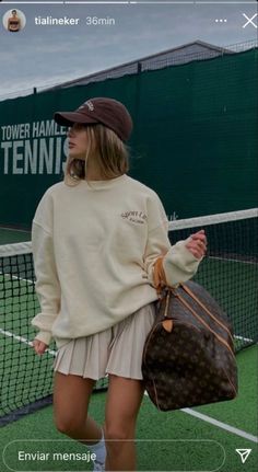 Tennis Outfit Ideas, Sporty Chic Outfits, Tennis Skirt Outfit, Tennis Outfit Women, Tennis Outfit, Tennis Style, Outfit Ideas For Women, Sporty Dress, Tennis Fashion