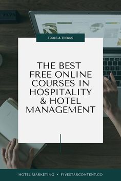 the best free online courses in hospital and hotel management