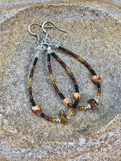 Spirit Energy, The Hallow, Plastic Earrings, Juniper Berry, Bead Earrings, Multiple Color, Earring Backs, Picture Ideas, Wire Jewelry