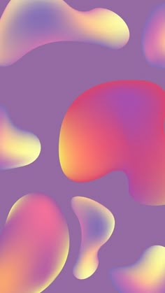 an abstract background with different shades of pink, orange and yellow on a purple background