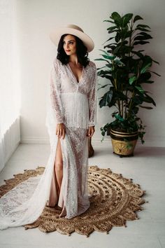 Deposit BOHO Lace Dress Vintage Lace Dress for - Etsy Bosnia and Herzegovina Long Sleeve Lace Maternity Dress For Wedding, Feminine Sheer Lace Dress For Wedding, Maternity Dress With Delicate Lace, Feminine Sheer Lace Wedding Dress, White Maternity Lace Dress With Lace Trim, White Lace Trim Maternity Dress, White Lace Maternity Gown, Cream Lace Maternity Dress, Elegant Maternity Dresses With Delicate Lace