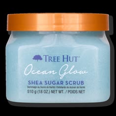 Ocean Glow Hydrating Sugar Scrub - XCLSV TR HT CN GLW HYDRTG SGR SCRB 18OZBenefitsScent: Renew your spirit with tranquil notes of amber and tropical seas combined with fruity apple and apricot.Exfoliating body scrub removes dull, dry skin to reveal glowing, soft, smooth skinDeeply nourish and balance skins hydration to help restore skin's natural glowVegan, paraben free, sulfate free, alcohol free, no formaldehyde donors, has a no-slip formula and long-lasting fragranceKey IngredientsHyaluronic Shea Sugar Scrub, Sephora Skin Care, Sugar Body Scrub, Sugar Body, Pretty Skin Care, Skin Care Items, Body Care Routine, Tree Hut, Body Skin Care Routine