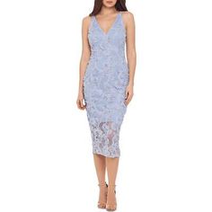 Top Rated Xscape Womens Lace Floral Cocktail Midi Dress BHFO 9256, Women's Dresses Cocktail Midi Dress, Cocktail Dresses Maxi, Floral Cocktails, Types Of Fashion, Midi Cocktail Dress, Summer Clothing, Top Seller, Types Of Fashion Styles, Classic Elegance