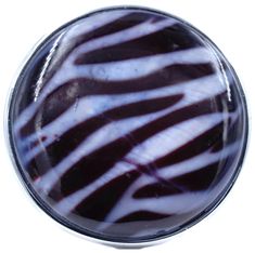 What a fashion statement this ring makes in black and white zebra stripes in natural mother of pearl. The practically flat button is about one inch across and is set in a frame of polished rhodium plated brass. The shank splits from the back to balance the circular top. A big ring that is also lightweight. The stone in Tahitian Black Pearls, Zebra Stripes, White Zebra, Tahitian Pearls, Mother Of Pearl Buttons