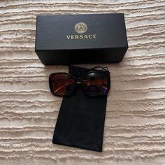 Sunglasses Are In Great Condition. Only Used Once Or Twice But Later Realized Is Not My Style. Versace Accessories, Versace Sunglasses, Colored Sunglasses, Brown Gold, Versace, Sunglasses, My Style, Gold, Women Shopping