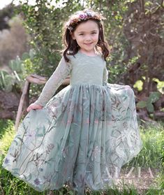 Rustic Boho Flower Girl Dress, Flowergirl Rustic Dress, Embroidered Flower Girl Dresses, Winter Flower Girl Dresses Velvet, Winter Floral Dress, Flower Girl Dresses Tulle Long Sleeve, Fall Flower Girl Dresses, Floral Dress Winter, Yellow Flower Girl Dresses