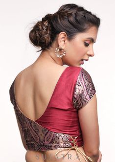 Latest Silk Blouse Designs, Brocade Blouse Designs, Lace Blouse Design, Saree Backless, Brocade Saree