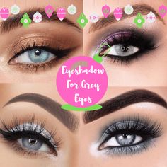 Eyeshadow Colours for Grey Eyes | Blogmas Day 14