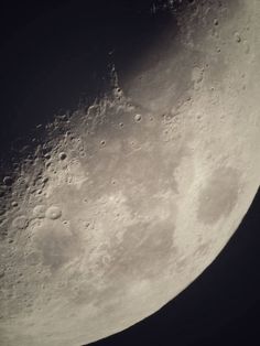 an image of the moon taken from space