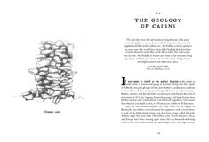 an open book with black and white drawings on the page, titled the geroly of caines