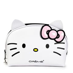 Hello Kitty Dome Makeup Bag (1 unit) Leather Makeup Pouch, Hello Kitty Makeup Bag, Kitty Makeup, Hello Kitty Makeup, Sulfate Free, Makeup Pouch, Travel Pouch, Paraben Free, Everyday Essentials