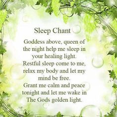 Spiritual Things Sleep Chant, Witch Chants, Wicca Runes, Healing Light, Magick Spells, Wicca Witchcraft, Witch Spell, White Witch, Wiccan Spells