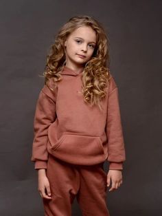 2 Piece Tracksuit Set - Momorii⁤ Casual Long Sleeve Tracksuit For Playwear, Leisure Tracksuit With Long Sleeves And Elastic Waistband, Leisure Tracksuit With Elastic Waistband And Long Sleeves, Solid Color Hooded Loungewear Set, Hooded Solid Color Loungewear Sets, Trendy Cotton Tracksuit, Dressing Up, Tracksuit Set, Winter Wardrobe