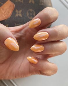 August Nails, Fall Nail Colors, Orange Nails, Fall Nail, Dream Nails, Fire Nails, Classy Nails, Fall Nail Designs