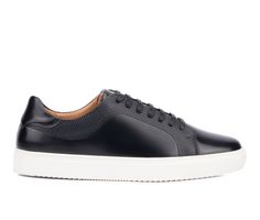 Introducing our men's casual sneakers – the perfect fusion of style, comfort, and versatility. Whether you're strolling through the city or tackling your daily routine, these sneakers are designed to keep you on-trend without compromising on ease. Faux Leather upper, Lace up closure for secure fit,1\ sole height, Round toe, Faux Leather lined footbed, Rubber outsole | Men's Xray Footwear Micah Casual Oxfords Shoes in Black Size 9.5 Modern Sneakers For Walking With Plain Toe, Modern Plain Toe Sneakers For Walking, Modern Sneakers For Walking, Black Tpr Sneakers For Walking, Black Low-top Walking Shoes With Perforated Toe Box, Casual Black Walking Shoes With Perforated Toe Box, Casual Walking Shoes With Perforations For Streetwear, Black Leather Slip-on Sneakers With Ortholite Insole, Black High-top Sneakers With Ortholite Insole