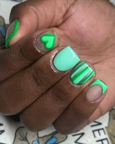 Drippy Nails, Kid Nails, Rave Nails, Short Nail Inspo, Kids Nails, Hard Nails, Fancy Nails Designs, Ombre Acrylic Nails, Colored Acrylic Nails